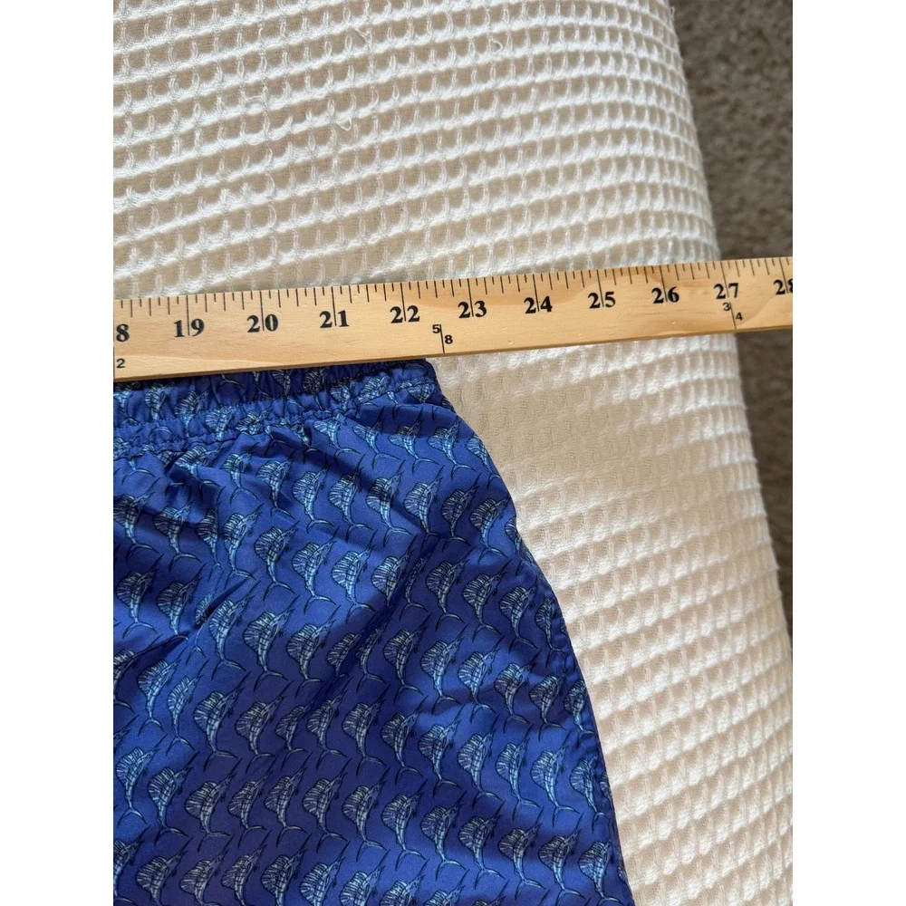 Polo Ralph Lauren Swim Trunks Mens 3XLT Blue Marlin Fish Print Board Shorts